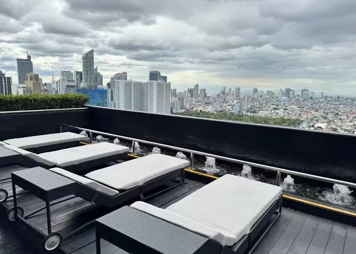 1br In Makati Ph, Tv, Infinity Pool, Sunset View, Mall Access Apartamento Manila