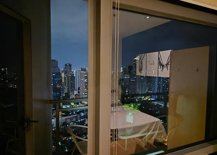 1br In Makati Ph, Tv, Infinity Pool, Sunset View, Mall Access Apartamento